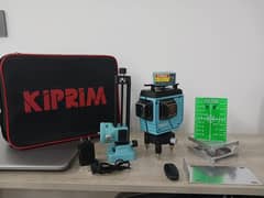 KiPRiM 3D 12 Cross Line Self-Leveling Green Laser Level Kit, RC, 5200m