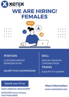 REEQUIRED FEMALES FOR CALL CENTER JOB COMPUTER WORK