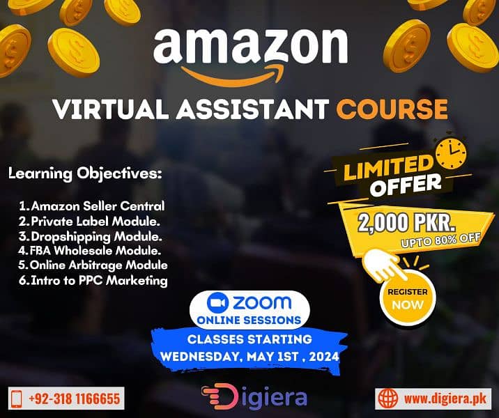 Amazon VA, Online Course, Become a VIrtual Assistant 0