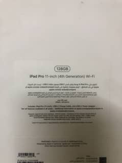 iPad Pro 11 Inch (4th Gen) 128 GB