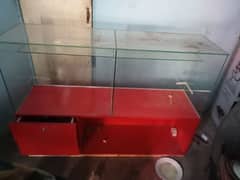 shop Counter/ wooden Counter/ wood and Glass counter/ table
