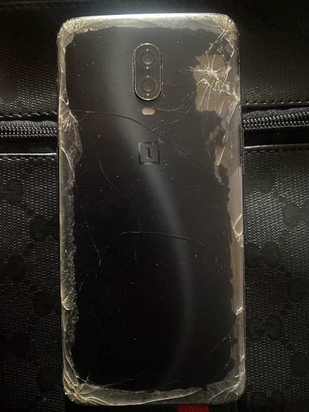 oneplus 6t screen and back broken not working 0