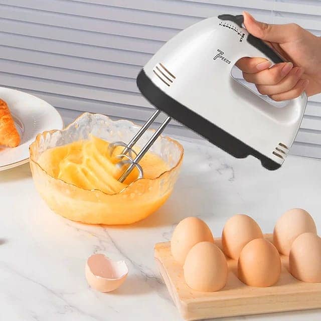 Electric Egg Beater 7-Speed Adjustable 1