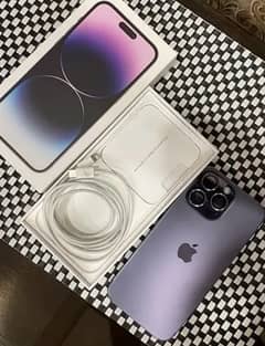 iPhone 14 Pro Max 256gb Complete Box Deep Purple Factory Unlock