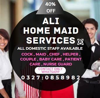 Maid , Babysitter , Cook , Nurse , Domestic Staff , Couple , Driver 0