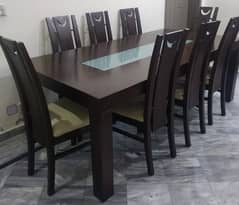 Solid Wood 8 Seater Dining Table
