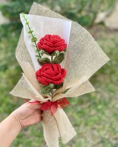 Beautiful handmade  Crochet rose flower