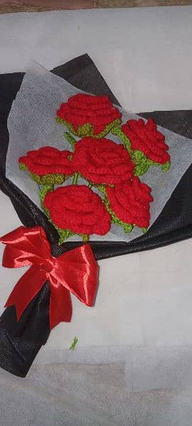 Beautiful handmade  Crochet rose flower 6