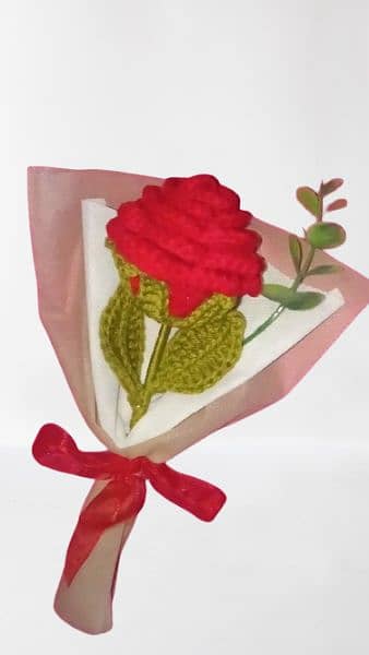 Beautiful handmade  Crochet rose flower 7