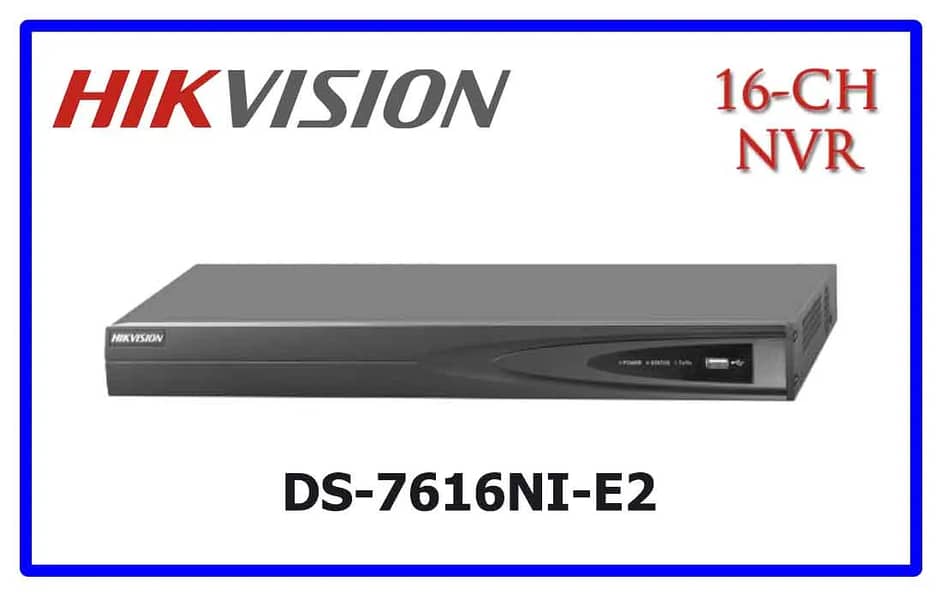 Hikvision | NVR | DS-7616NI-E2 Series | NVR | |Video Recorder | 0