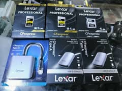 Lexar Type A for Sony 80gb card and Type B for Canon and nikon 0