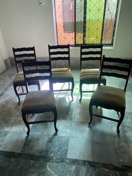 Solid Dining Chairs x5 1
