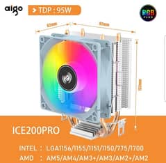 Aigo ICE 200PRO Air CPU Cooler 2 units