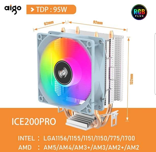 Aigo ICE 200PRO Air CPU Cooler 0