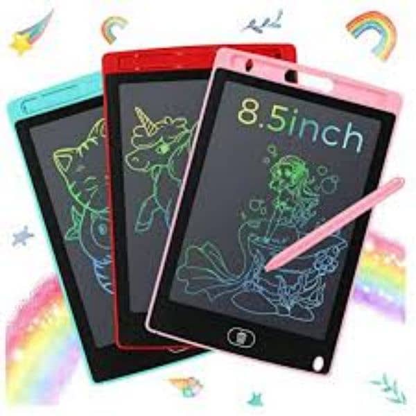 8.5 inches multicolor writing tablet education toys for kids 1