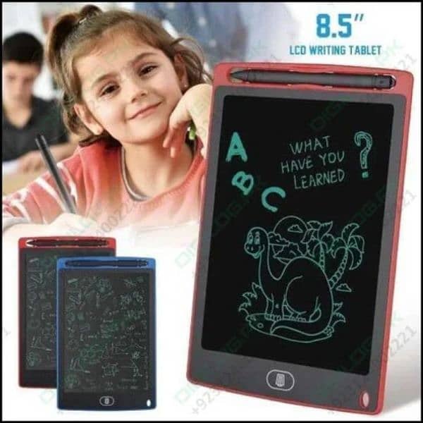 8.5 inches multicolor writing tablet education toys for kids 2