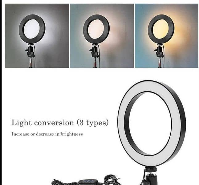 26cm Ring Light with 3110STAND 2