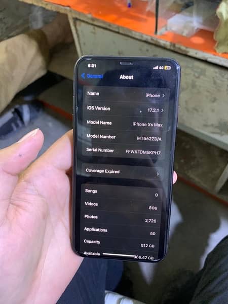 iphone XS max 512gb glitch phone 3