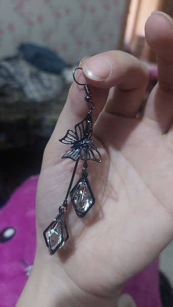 Delicate butterfly earrings 0