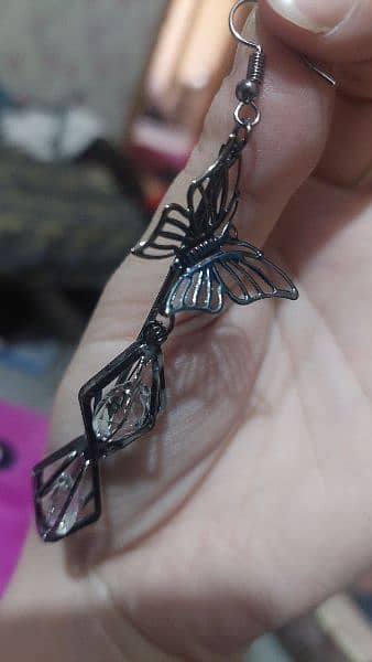 Delicate butterfly earrings 2