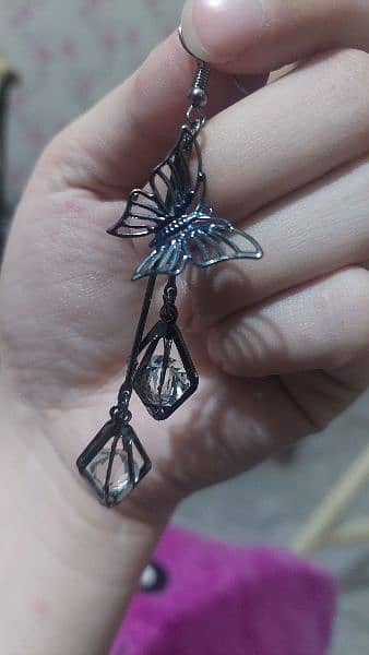 Delicate butterfly earrings 3