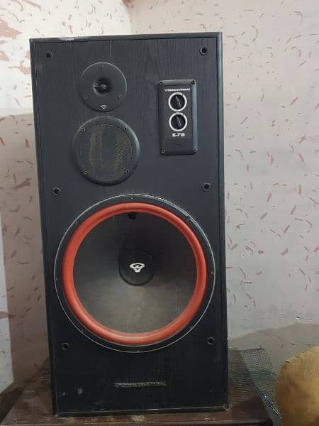 Cerwin vega giant speakers E-715 15 inch woofer 1
