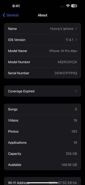 iPhone 14 Pro Max jv 256gb 2