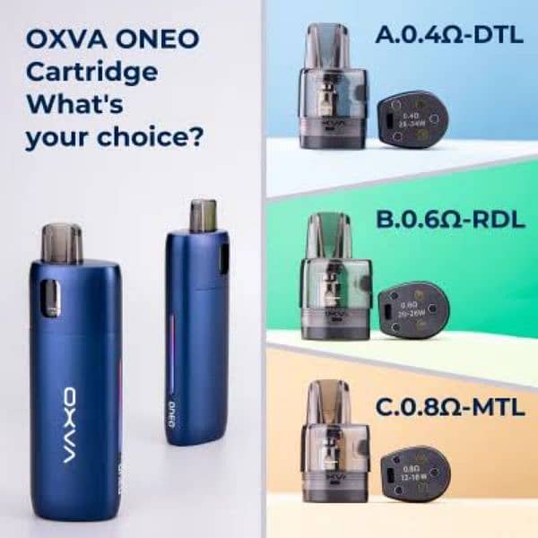 OXVA Kit Pod Oneo 1600mAh midnight blue brand New box pack. 1
