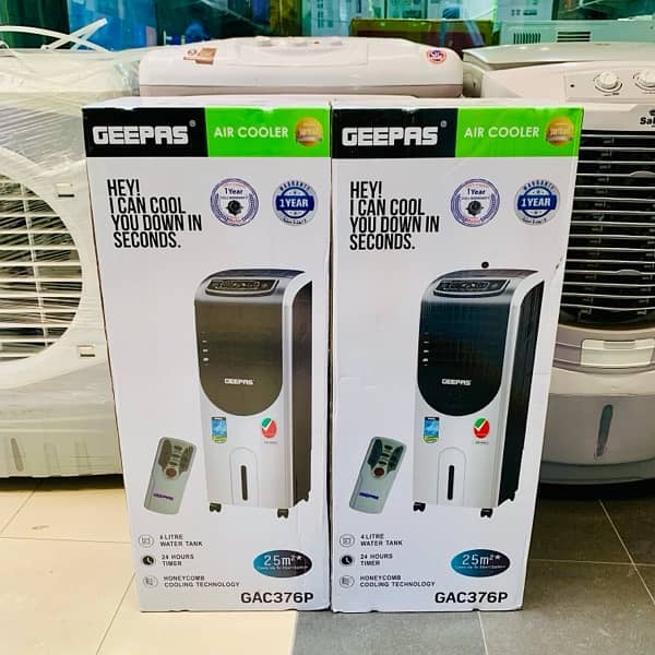 Imported Chiller Brand new ! Air Cooler Original Geepas Brand All size 1