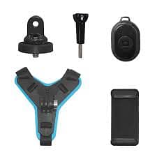 Helmet Chin Mount Holder with Phone Stand and Remote 1