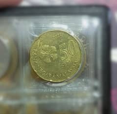 2012 Malaysia 50 sen Old coin