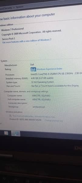 Dell I5 2nd generation 4