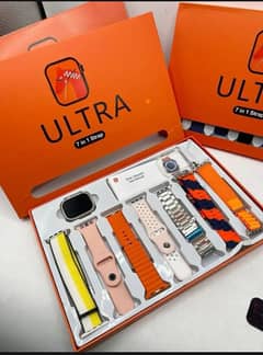 ULTRA 7 in 1 Smart Watch (7-Strips) with Multiple Advance Features.