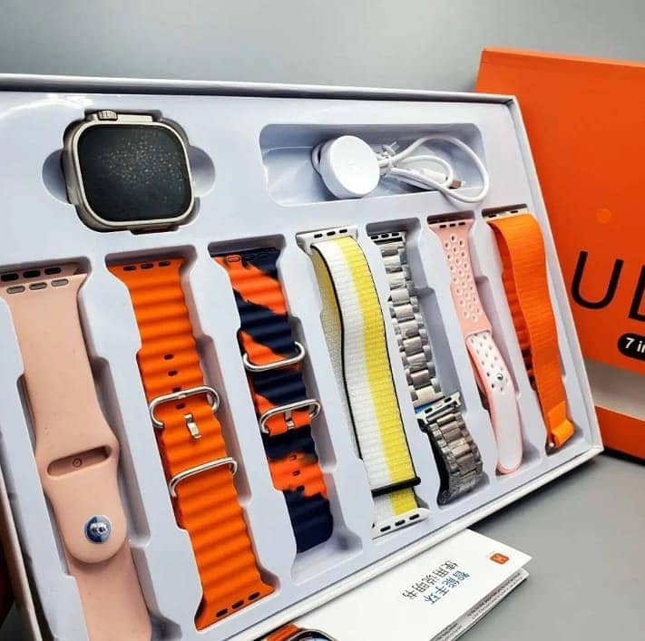 ULTRA 7 in 1 Smart Watch (7-Strips) with Multiple Advance Features. 2