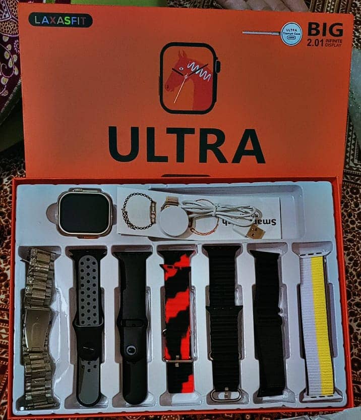 ULTRA 7 in 1 Smart Watch (7-Strips) with Multiple Advance Features. 5