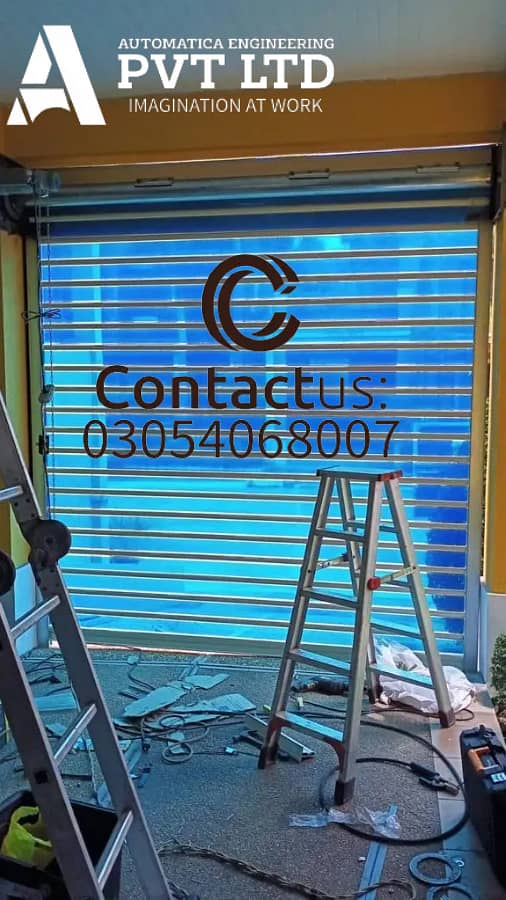 automatic roller shutter doors / polycarbonate shutters 0