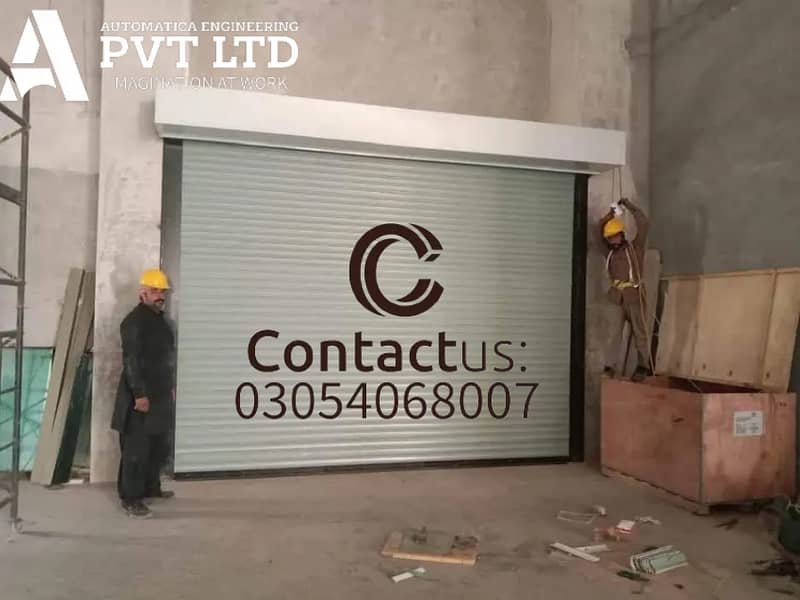 automatic roller shutter doors / polycarbonate shutters 1