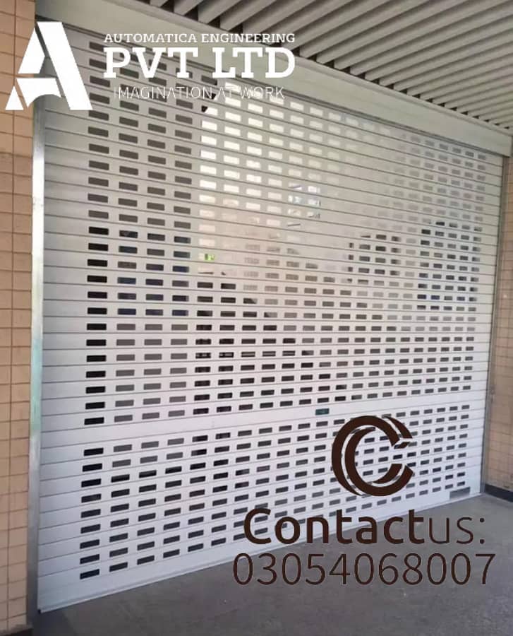 automatic roller shutter doors / polycarbonate shutters 6