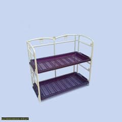 2 layer rack for holding kitchen items whatsapp( 03441584162)