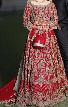 Bridal Red Lehnga , Barat