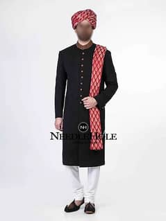Bonanza Sherwani Large in new condition with khussa