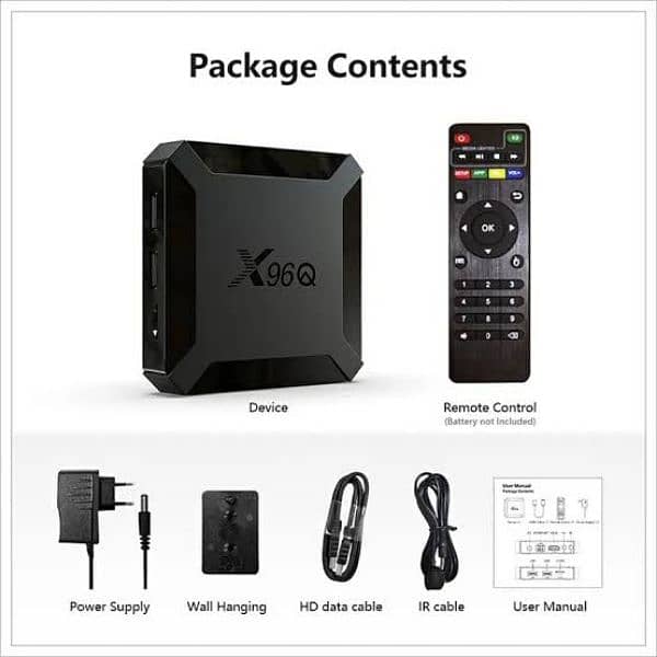 X96Q 8GB/128GB ANDROID TV BOX 1