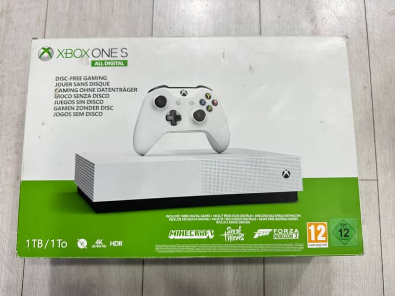 XBOX ONE s 1TB DIGIAL USED AT MY GAMES 0
