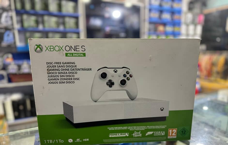 XBOX ONE s 1TB DIGIAL USED AT MY GAMES 1