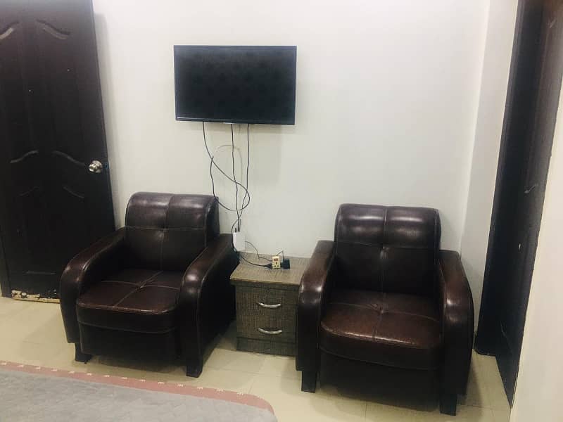 Fully furnished studio apartment for rent family building 11