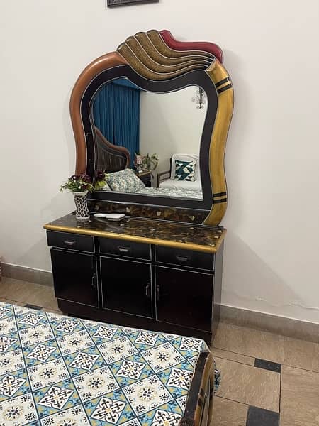 Double Bed with Dressing table 1