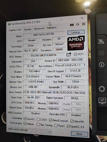 AMD W5100 10/10 Mint condition - 720p pe harr game chalaiga 100% 13