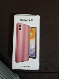 Samsung A04 Box packed. 4GB/64GB variant I purchased 27000