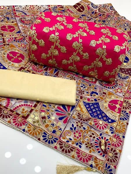 New Fancy Bakhtawar  Embroidery Duppta 8