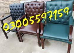 Office visitor chair wood guest lounge fix furniture sofa table study